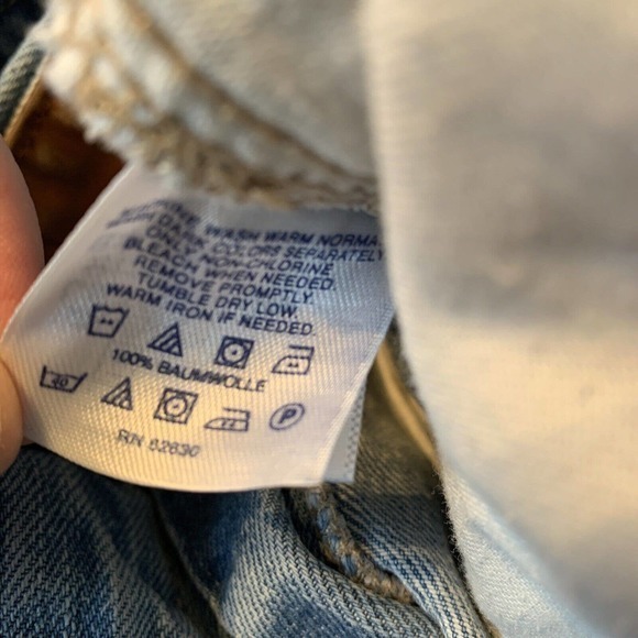 Lands' End Traditional Fit Straight Jeans Mens 36x29 Medium Blue Denim - Picture 7 of 8